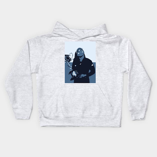 Naomi the winner Kids Hoodie by White Name